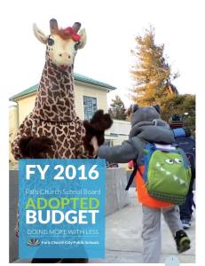 Adopted FY16 FCCPS Budget