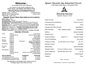Apison Ensemble - Apison Seventh-day Adventist Church