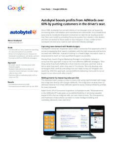 Autobytel boosts profits from AdWords over 60% by ...  Services