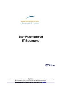 Best Practices for IT Sourcing -v1.8- En.docx