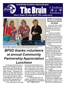 BPSD thanks volunteers at annual Community Partnership ...