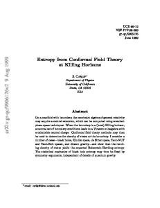 Carlip, Entropy from Conformal Field Theory at Killing Horirons.pdf ...