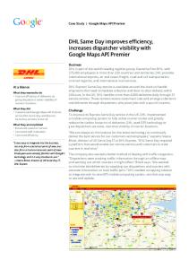 DHL Same Day improves efficiency, increases ...  services