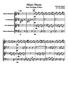 Elisa's Theme (The Shape of the water) - Cuarteto de Saxofones.pdf ...