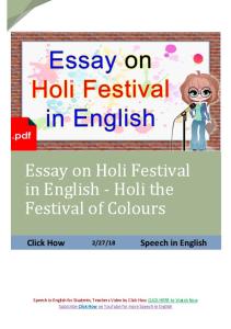 Essay on Holi Festival in English.pdf