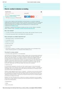 EVOLVET_pag_239_How to conduct volunteer screening.pdf ...