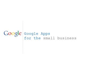 Google Apps for the small business  Services