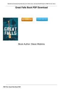 Great Falls Book PDF Download Book Author: Steve ... - PDFKUL.COM
