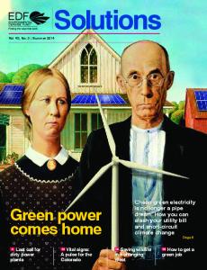 Green power comes home - Environmental Defense Fund