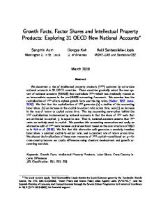 Growth Facts, Factor Shares and Intellectual Property ...