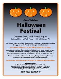 Halloween Festival - Lakeland, TN