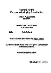 _Main Exam - EQE2014 - Aug 2013 - errata - amendments.pdf ...