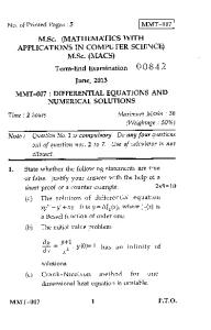 MMT-007 No. of Printed Pages : 5 M.Sc. (MATHEMATICS WITH ...