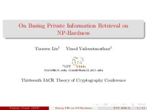 On Basing Private Information Retrieval on NP-Hardness