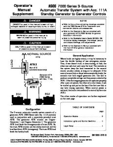 Operator's Manual Supplement 7000 Series 3âSource ... - Groups