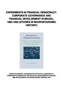 pdf-146\experiments-in-financial-democracy-corporate-governance ...