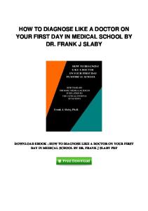 pdf-1863\how-to-diagnose-like-a-doctor-on-your-first ...