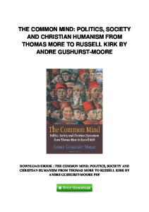 pdf-20157\the-common-mind-politics-society-and-christian ...