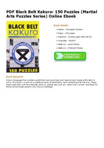 PDF Black Belt Kakuro: 150 Puzzles