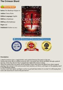 PDF The Crimson Shard - Teresa Flavin - Book