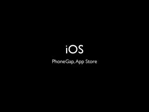 PhoneGap, App Store - CS50 CDN