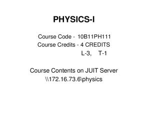 physics-i