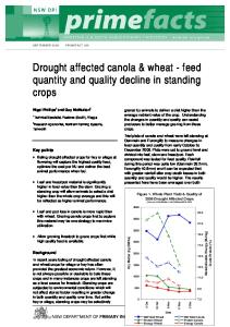PRIMEFACT Changes in the quantity & quality of drought affected ...