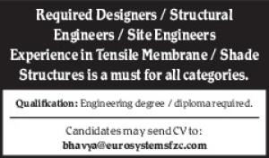 Required Designers / Structural Engineers / Site ... -