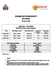 sanskar residency -
