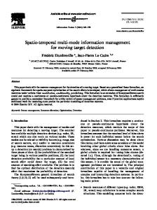 Spatio-temporal multi-mode information management for ... - Irisa