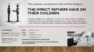 The IMPACT fathers have on their children