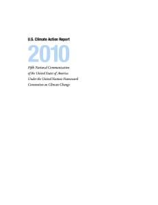 US Climate Action Report - unfccc
