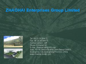 ZHAOHAI Enterprises Group Limited - MillerElec.com Messages